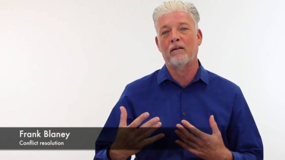 Conflict Resolution and Hate. What is the key to Peace? Frank Blaney